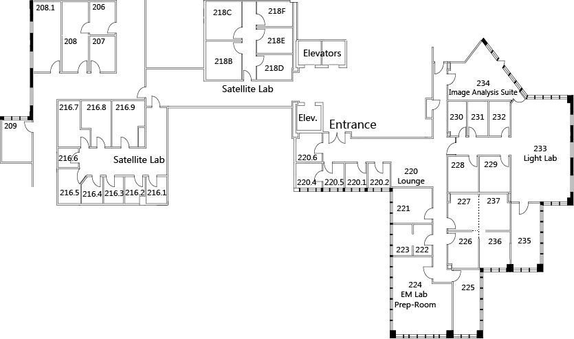 CBI facility floor plan